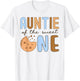 Auntie Of The Sweet One Cookies and Milk 1st Birthday Party T-Shirt - T-Shirt | White