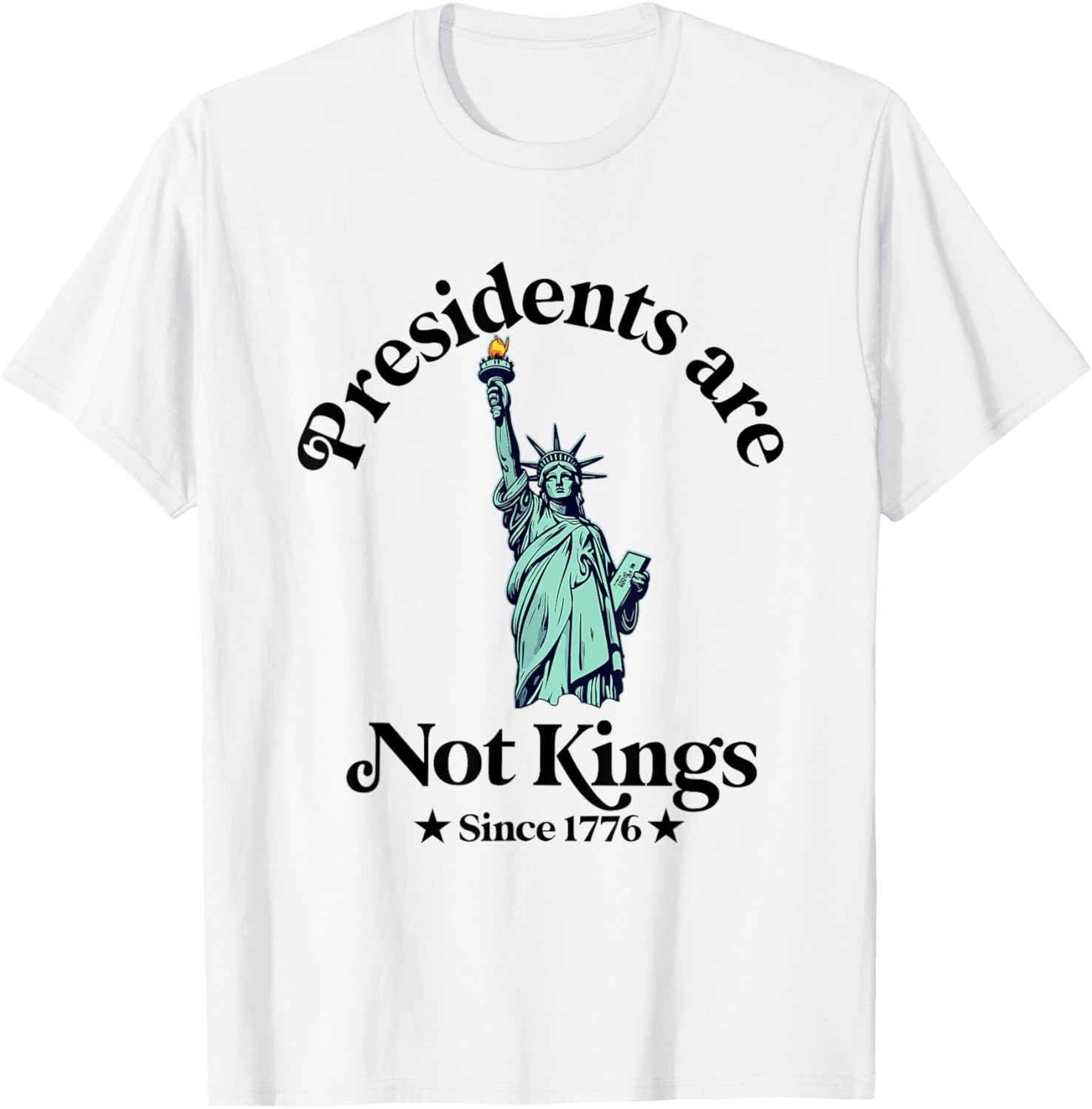 USA Flag Democracy T-Shirt - T-Shirt | White