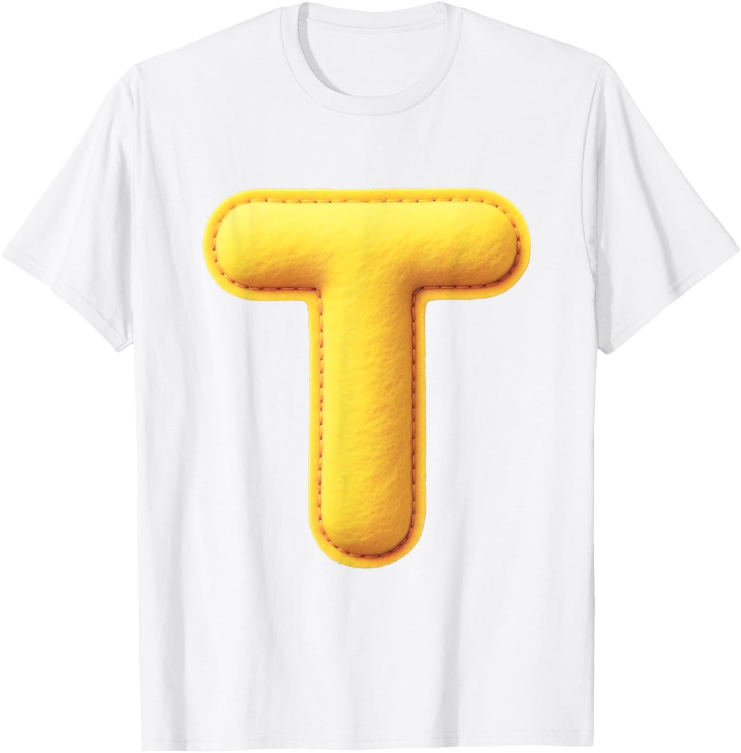 Letter T Funny Chipmunk Group Matching Halloween Costume T-Shirt - T-Shirt | White