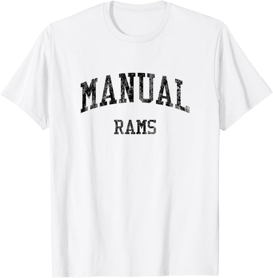 Manual High School HS Peoria IL Vintage Sports T-Shirt - T-Shirt | White