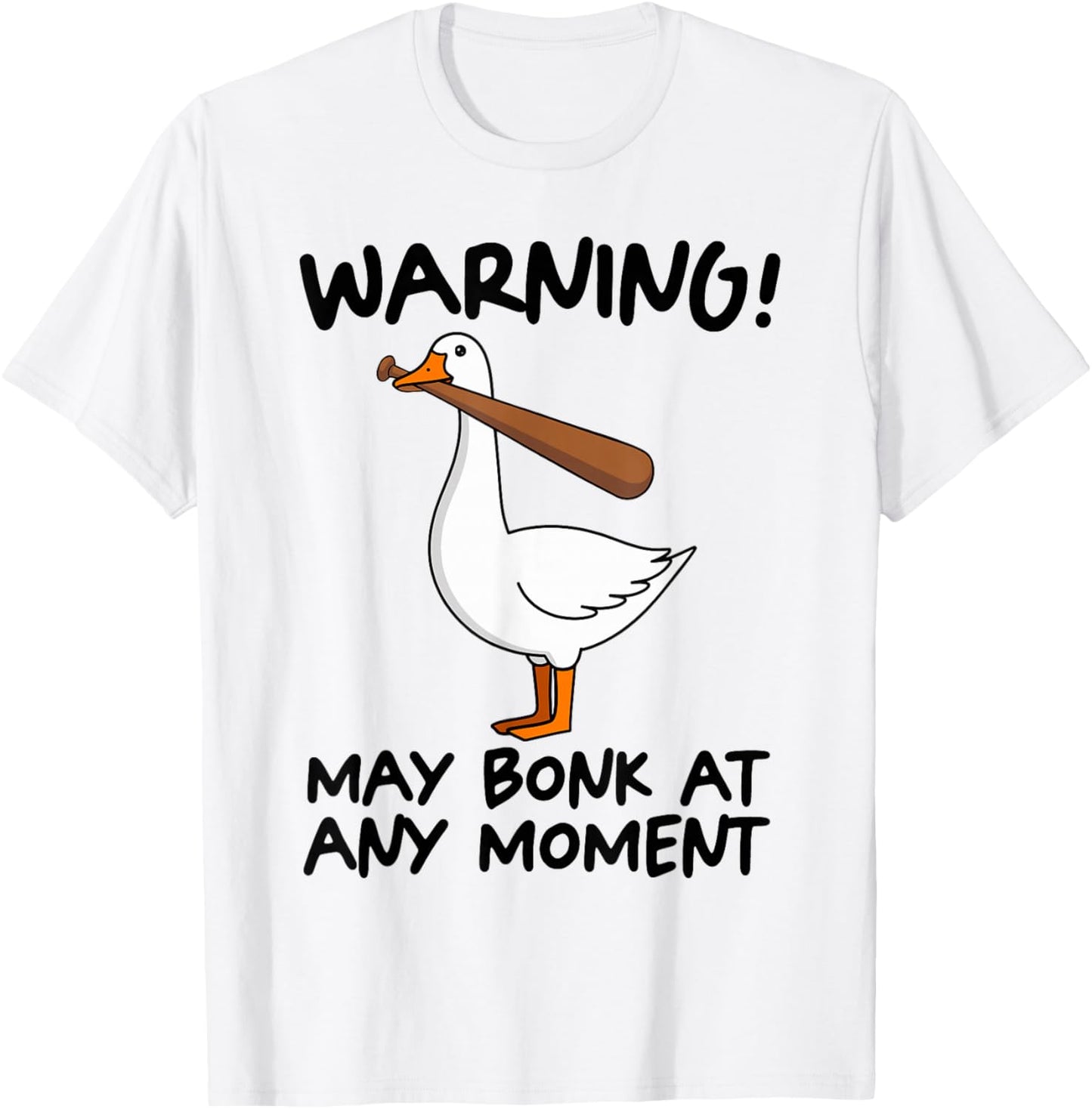 Warning May Bonk At Any Moment T-Shirt - T-Shirt | White