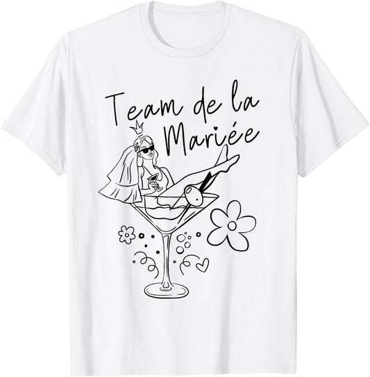 Bride Team Surprise For A Team Bride T-Shirt - T-Shirt | White