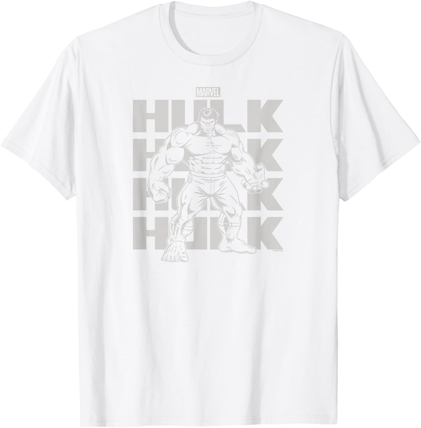 Hulk - Light Monochrome T-Shirt - T-Shirt | White
