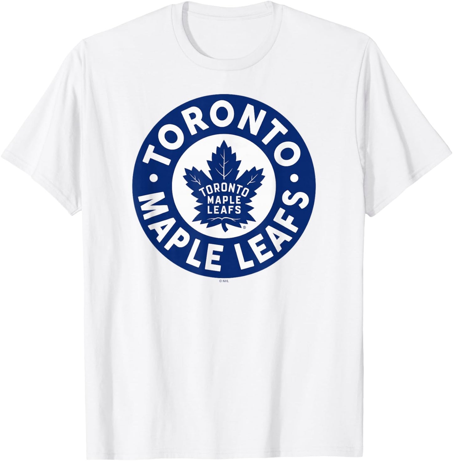 Toronto Maple Leafs Symbol Gray Officially Licensed T-Shirt - T-Shirt | White