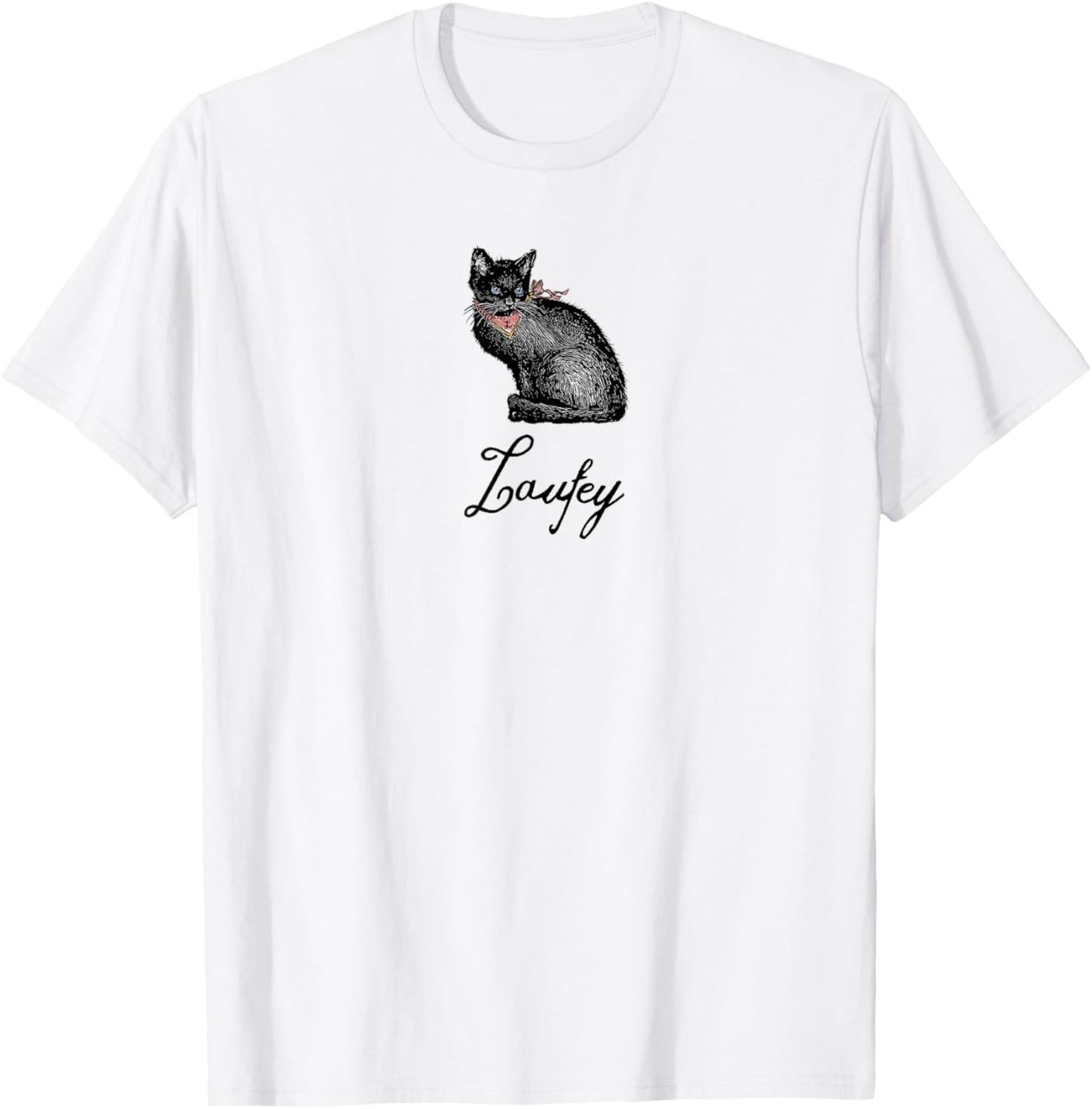 Cat Noir Laufey T-Shirt - T-Shirt | White