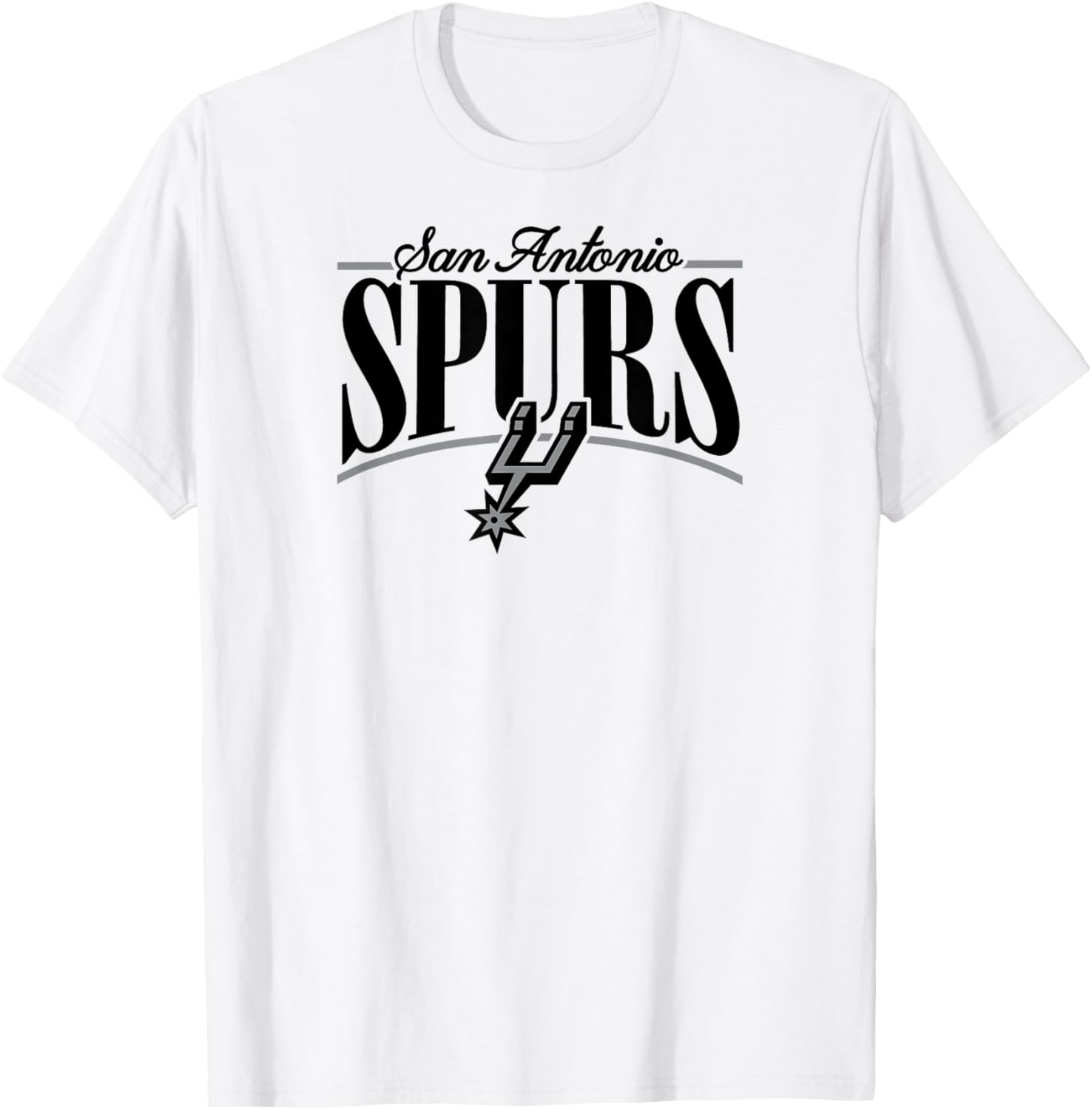 NBA – San Antonio Spurs Logo Arch T-Shirt - T-Shirt | White