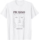 Cute Pablo Picasso Head Of A Girl Art Sketch PAPL2476 T-Shirt - T-Shirt | White