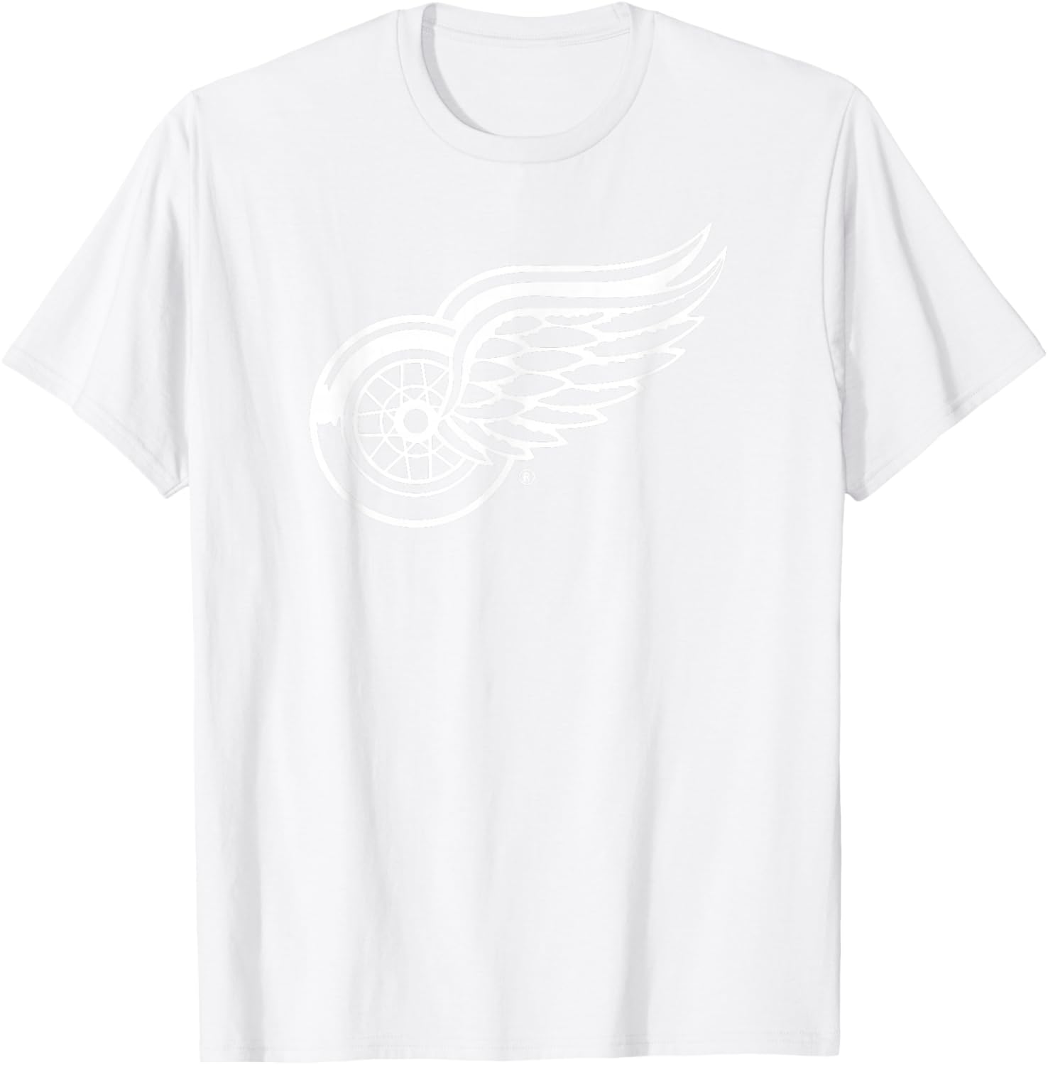 Detroit Red Wings Icon Red Officially Licensed T-Shirt - T-Shirt | White