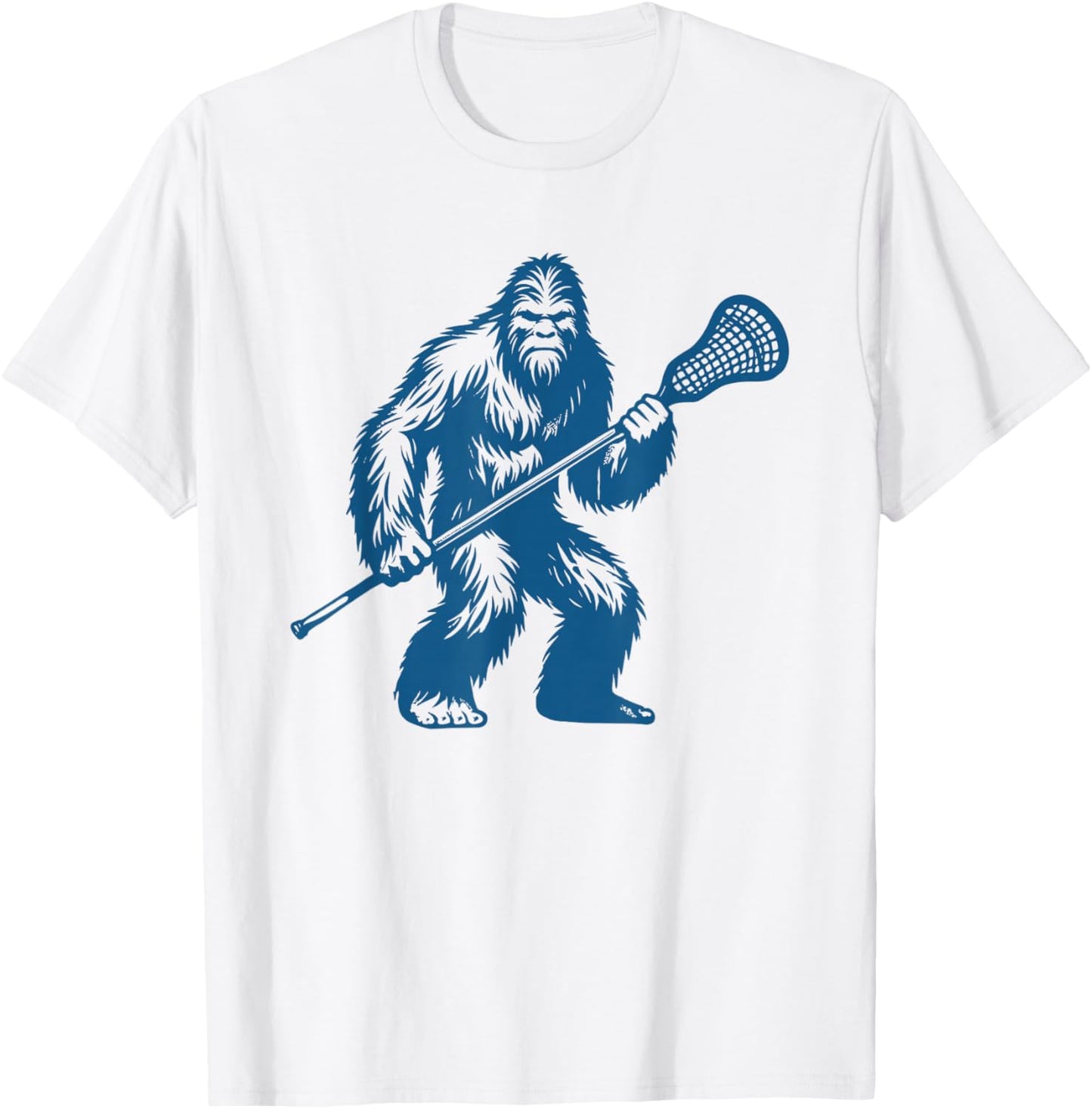 Lacrosse Design Boys Youth Lacrosse Player Goalie T-Shirt - T-Shirt | White