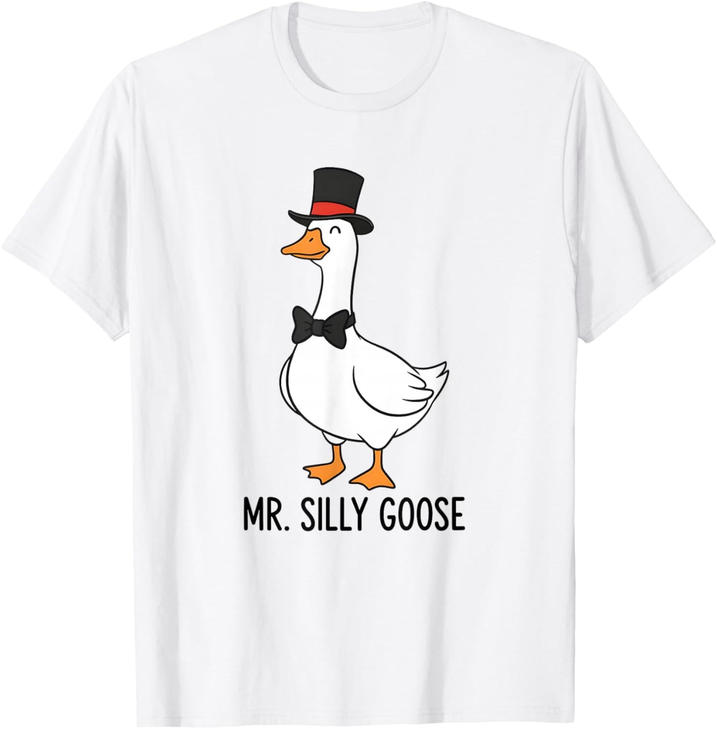 Mr. Silly Goose Couple Matching Wedding Funny Silly Groom T-Shirt - T-Shirt | White