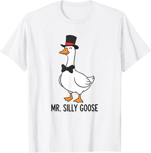 Mr. Silly Goose Couple Matching Wedding Funny Silly Groom T-Shirt - T-Shirt | White