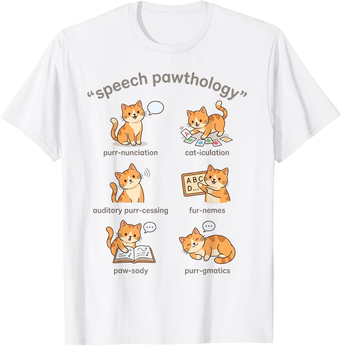 Cat Pun SLP T-Shirt - T-Shirt | White