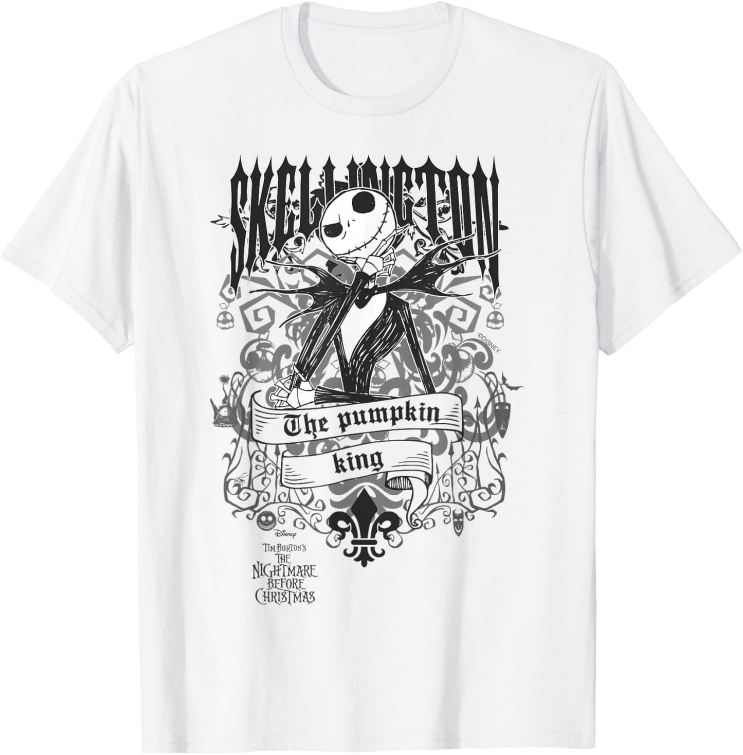 Disney The Nightmare Before Christmas The Pumpkin King T-Shirt - T-Shirt | White
