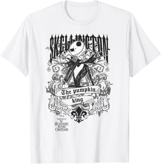 Disney The Nightmare Before Christmas The Pumpkin King T-Shirt - T-Shirt | White