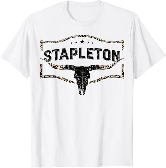 Retro Stapleton Name Gifts for Boys Kids T-Shirt - T-Shirt | White