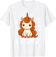 Cute Unicorn Kids Be Kind Anti Bullying Unity Day Orange T-Shirt - T-Shirt | White