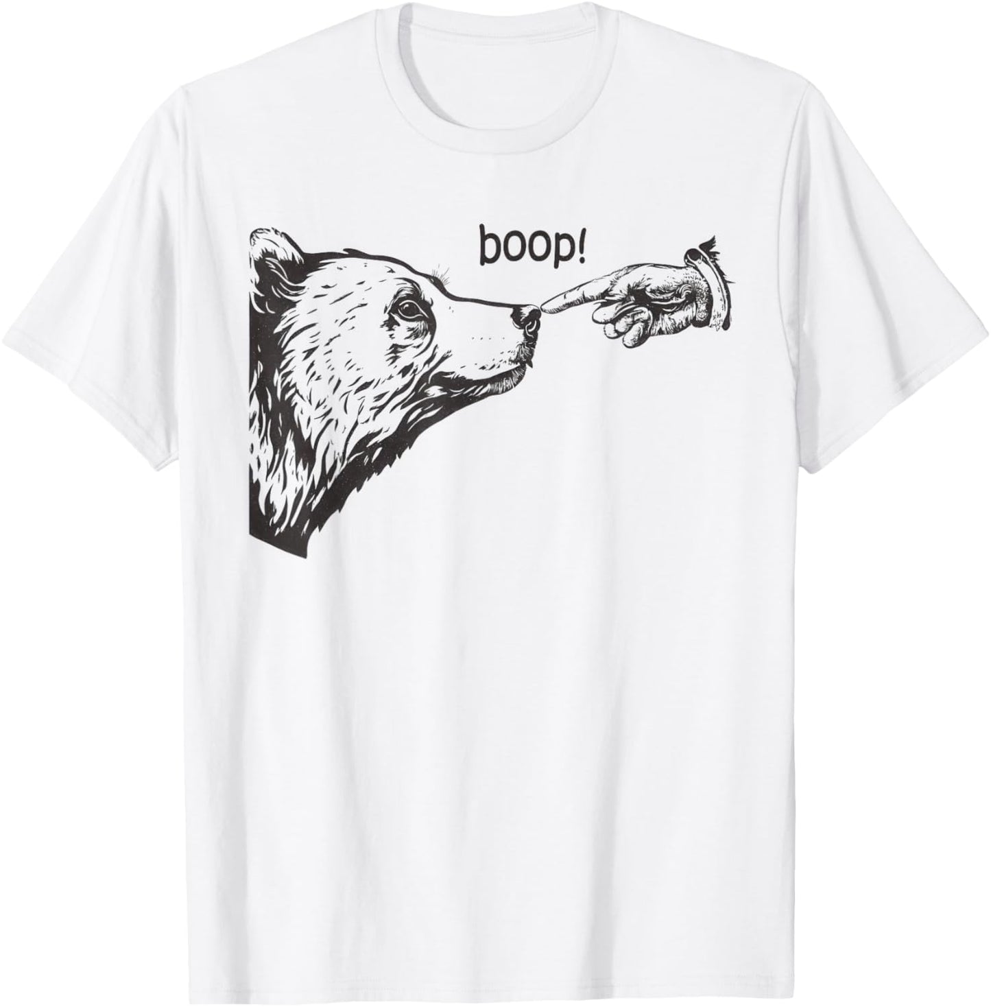 Retro Boop Bear Vintage T-Shirt - T-Shirt | White