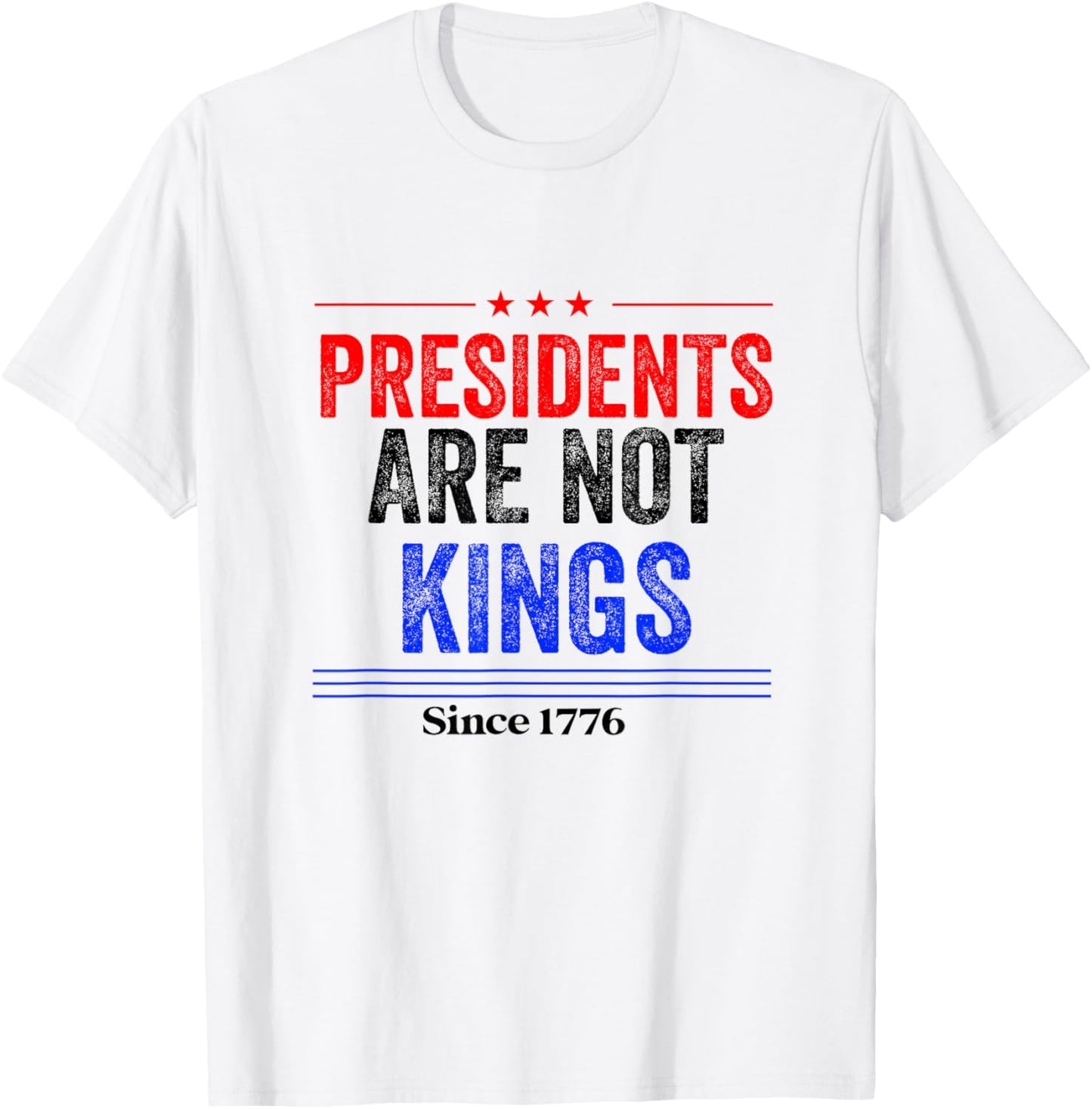USA Flag Democracy T-Shirt - T-Shirt | White