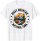 Retro Rocky Mountain National Park Hiking Camping Outdoor T-Shirt - T-Shirt | White