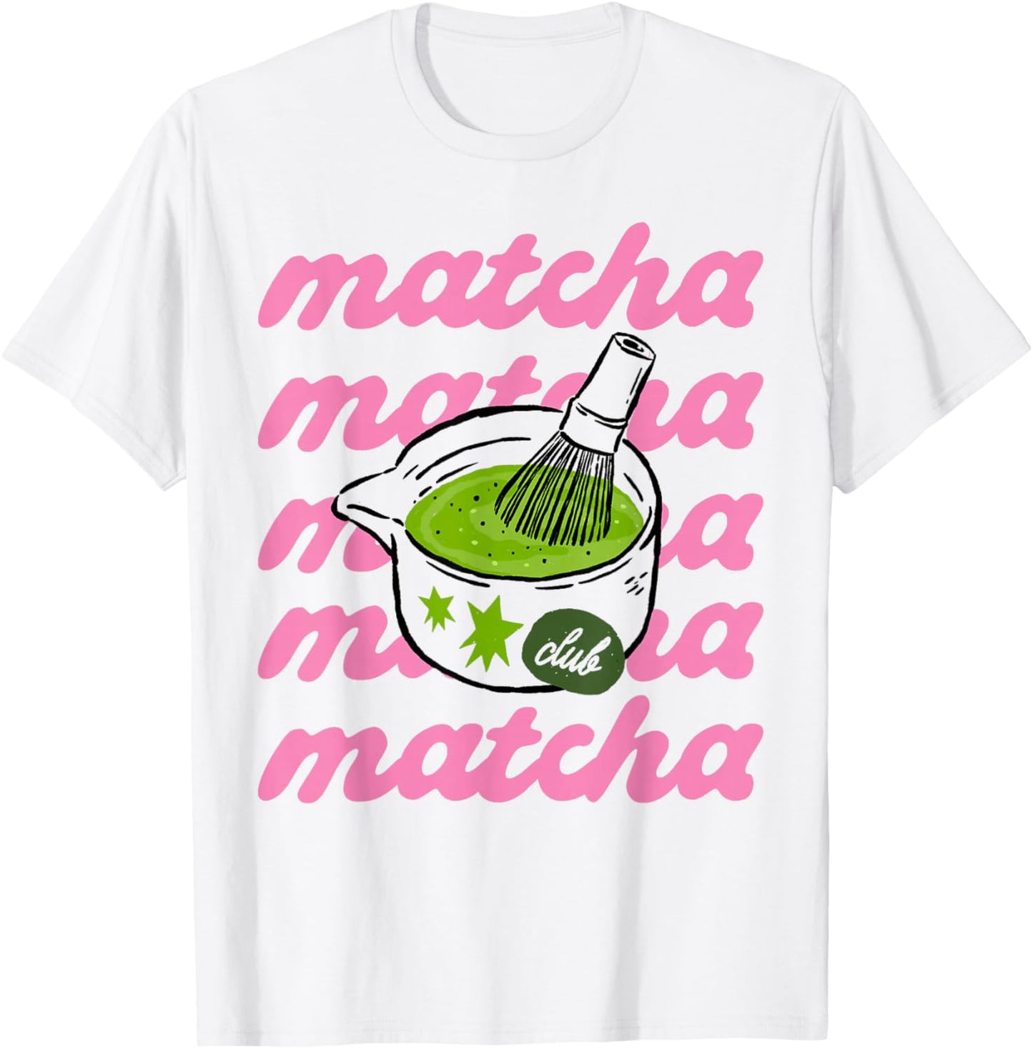 Funny Matcha Latte Lovers Costume Green Tea T-Shirt - T-Shirt | White