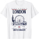Londres Voyage Royaume-Uni Vintage T-Shirt - T-Shirt | White