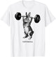 Osterhase Gewichtheben Pumpernickel Hase Gym Fitness T-Shirt - T-Shirt | White