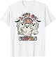 Lets Go Ghouls Halloween Disco Ghosts T-Shirt - T-Shirt | White