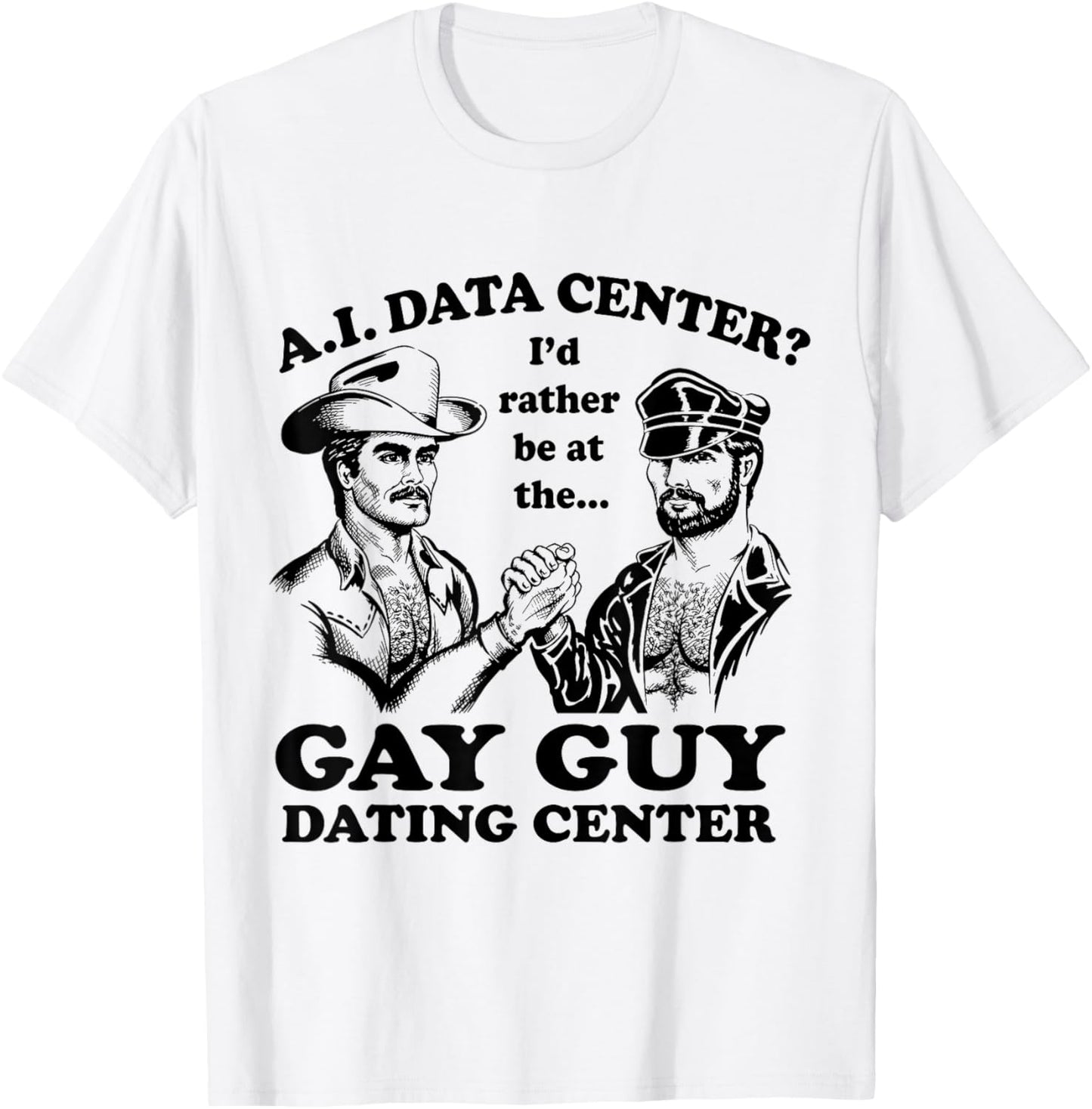 Center T-Shirt - T-Shirt | White