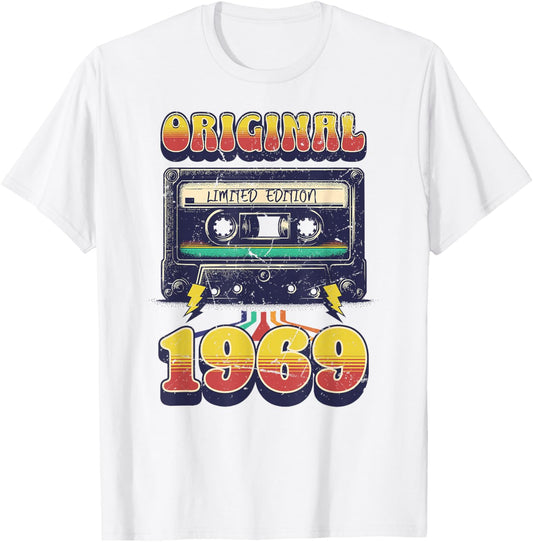 56th Birthday Retro Vintage 1969 Men Women T-Shirt - T-Shirt | White