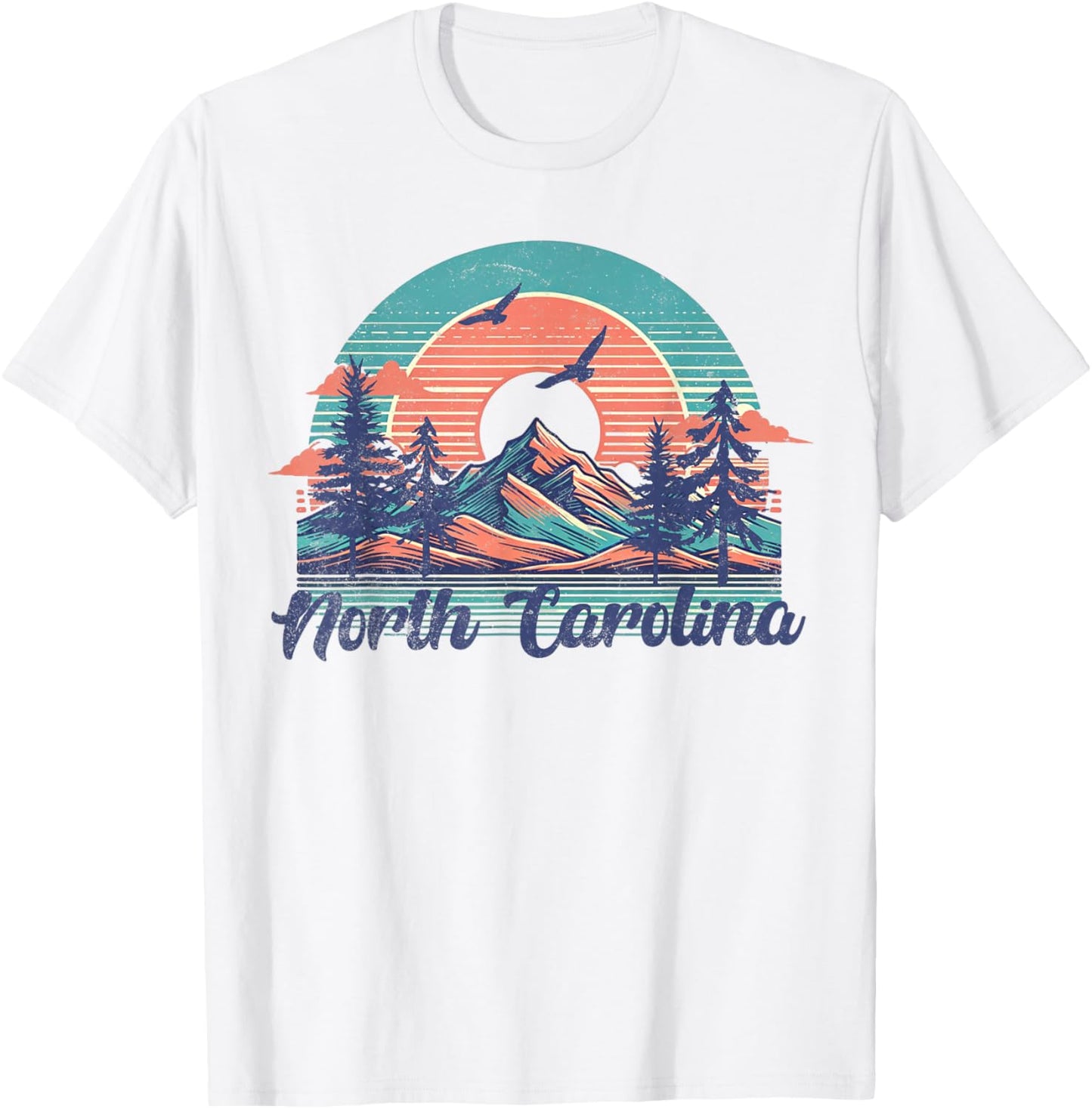 North Carolina T-Shirt - T-Shirt | White