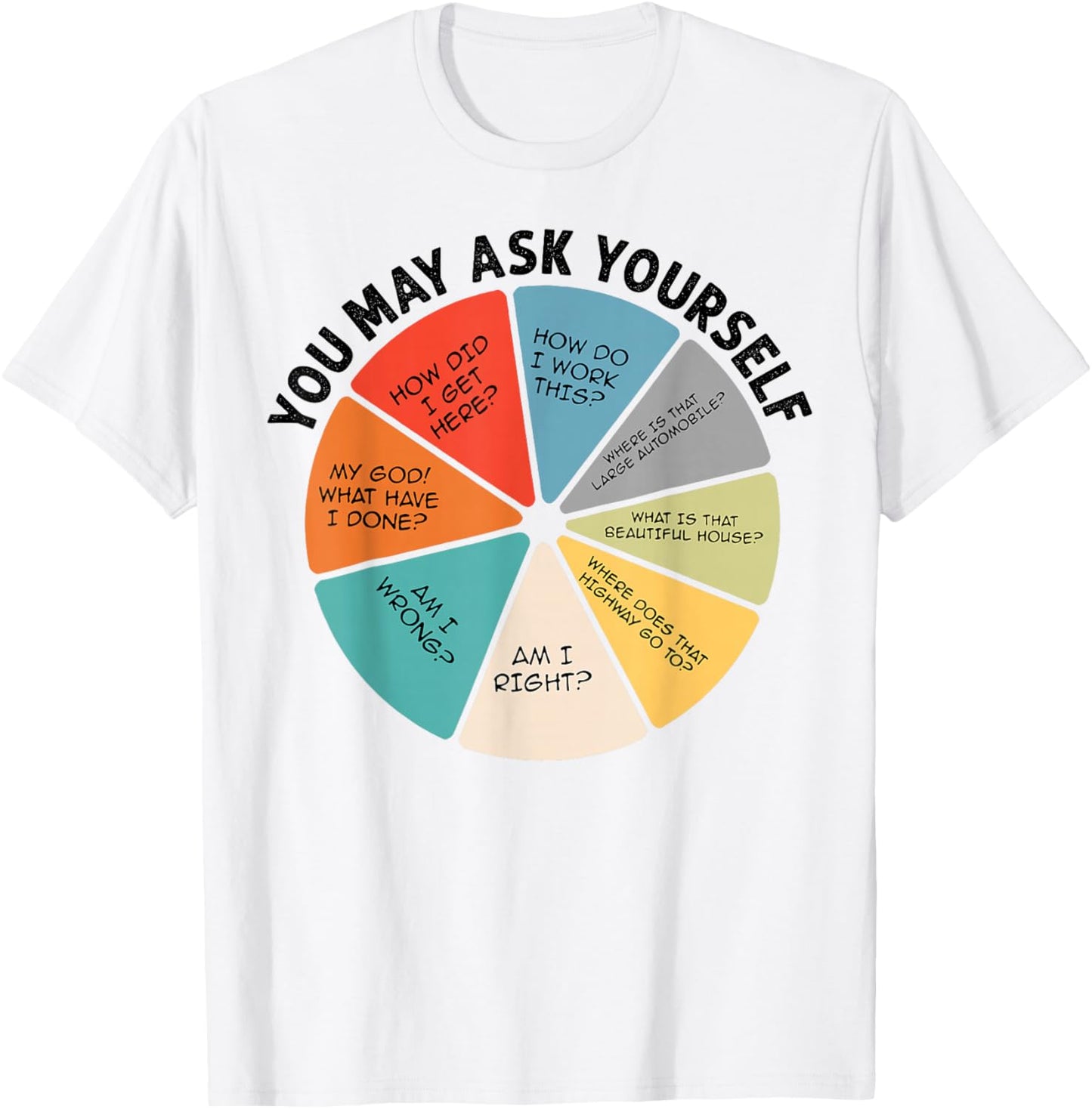 You May Ask Yourself T-Shirt - T-Shirt | White