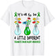 It's Ok To Be A Little Different Traumatic Brain Injury TBI T-Shirt - T-Shirt | White