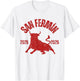 San Fermín 2025, bull running, Pamplona 2025 festival T-Shirt - T-Shirt | White