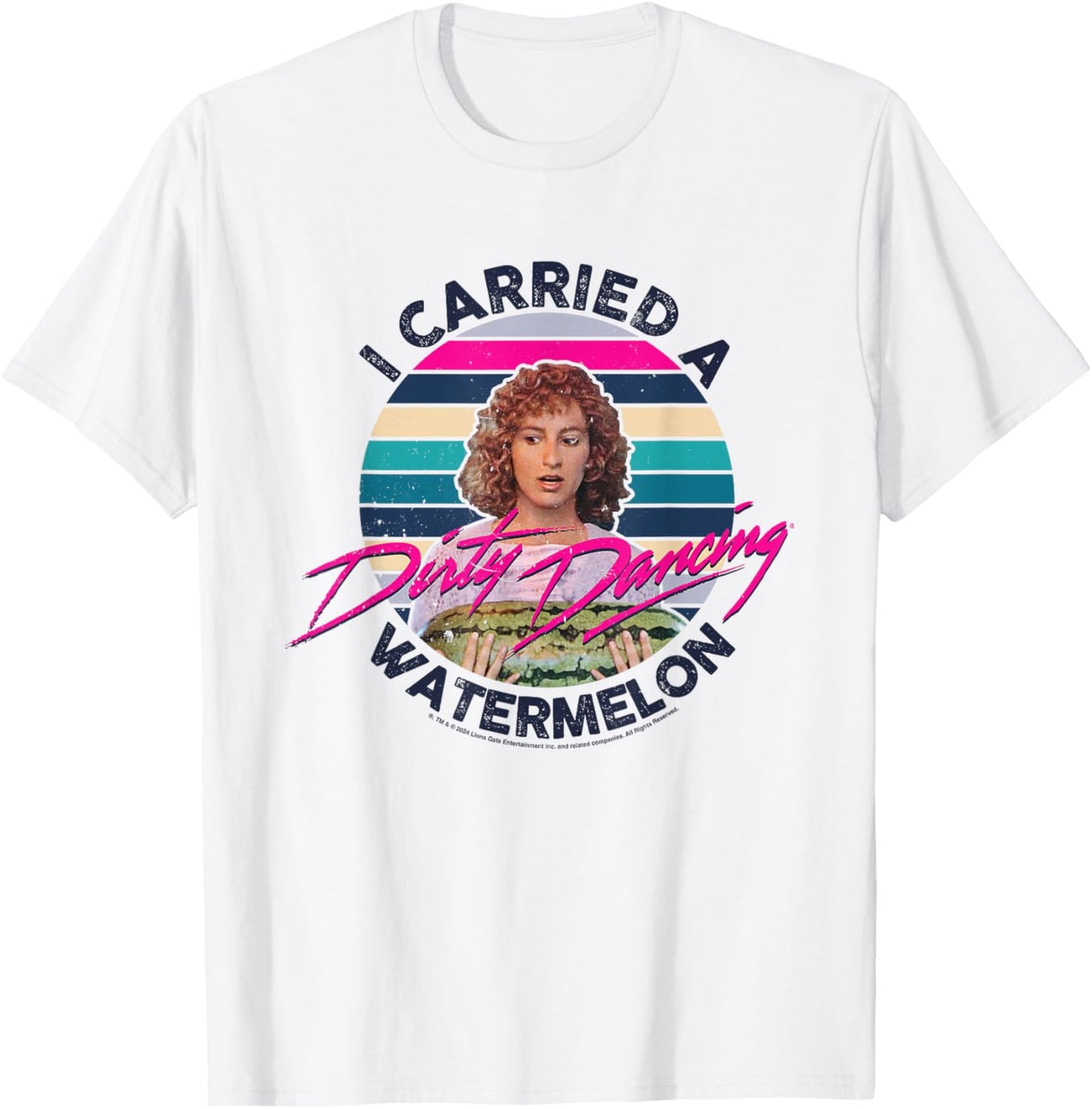 I Carried A Watermelon Frances Quote T-Shirt - T-Shirt | White
