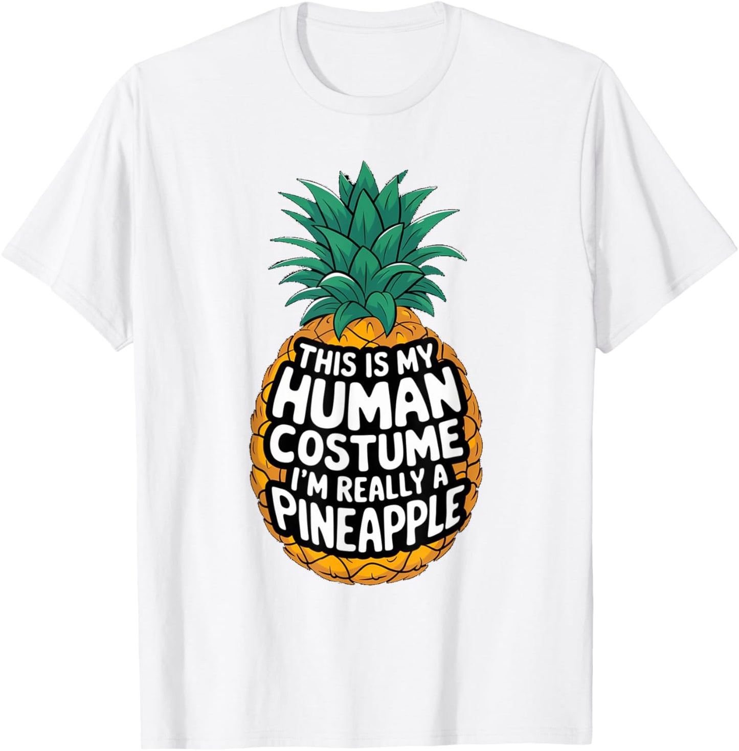 Pineapple Halloween Costume Carnival Pineapple Costume T-Shirt - T-Shirt | White