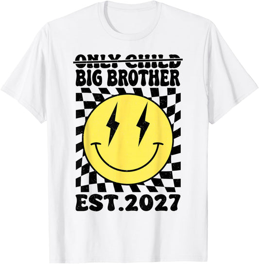 Promoted to Big Brother 2027 Only Child Big Brother 2027 T-Shirt - T-Shirt | White