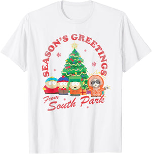 South Park Group Christmas T-Shirt - T-Shirt | White