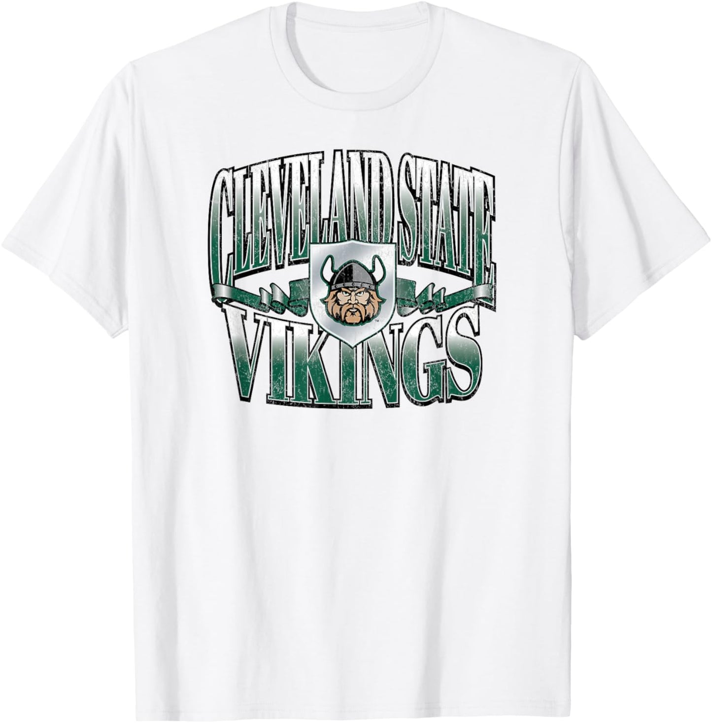 Cleveland State Vikings Retro Class White T-Shirt - T-Shirt | White