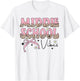 Retro Coquette Middle School Vibes Teacher Teen Boys Girls T-Shirt - T-Shirt | White
