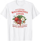 Washington Apples Retro Fruit Label State Fruit Distressed T-Shirt - T-Shirt | White