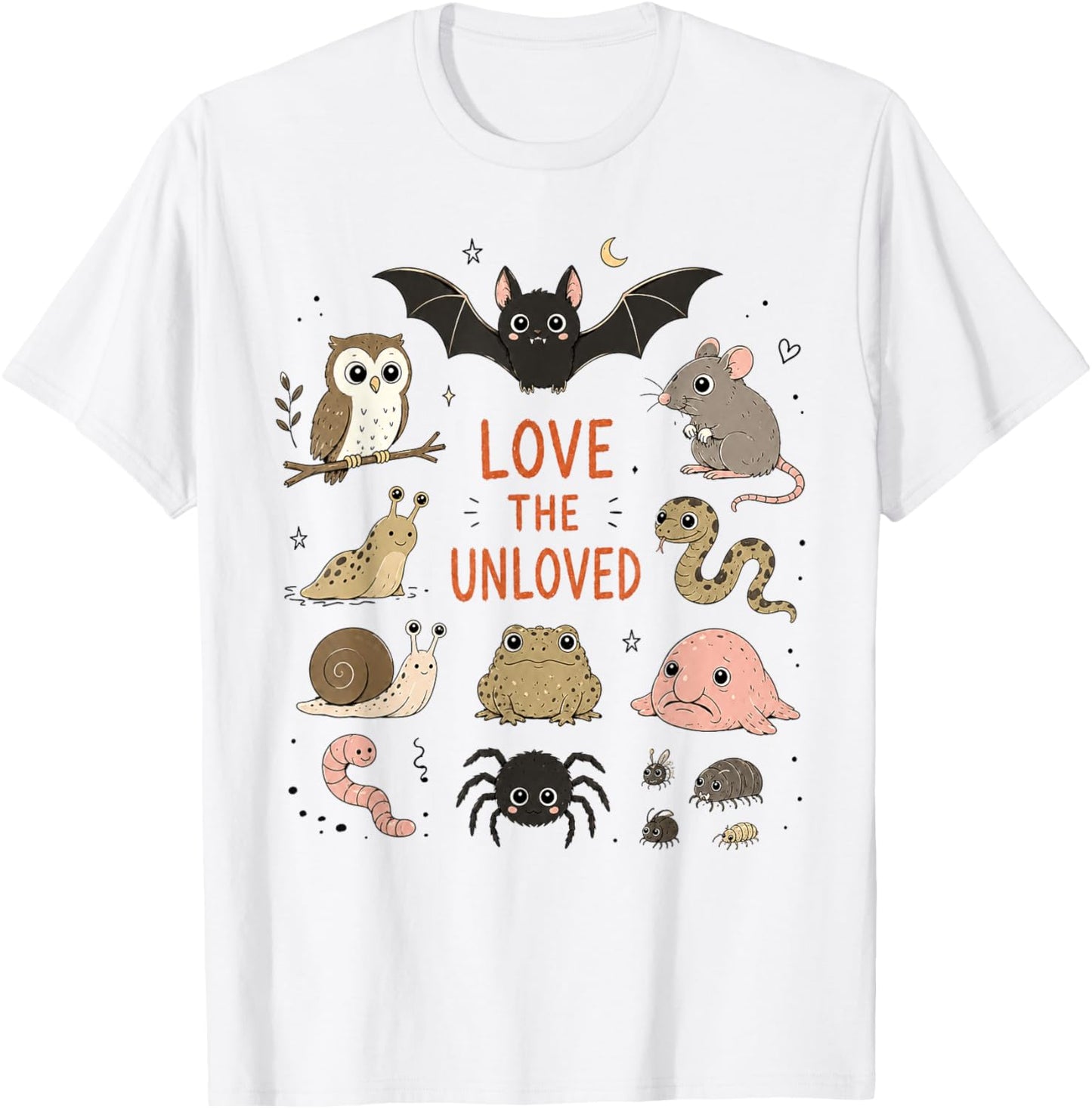 Love The Unloved Bugs Insect Entomology Entomologist Science T-Shirt - T-Shirt | White