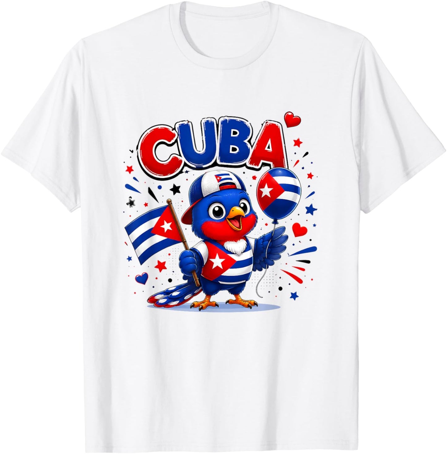 Chemise Drapeau de Cuba, Cartes cubaines, Cuba pour Enfants et Filles T-Shirt - T-Shirt | White