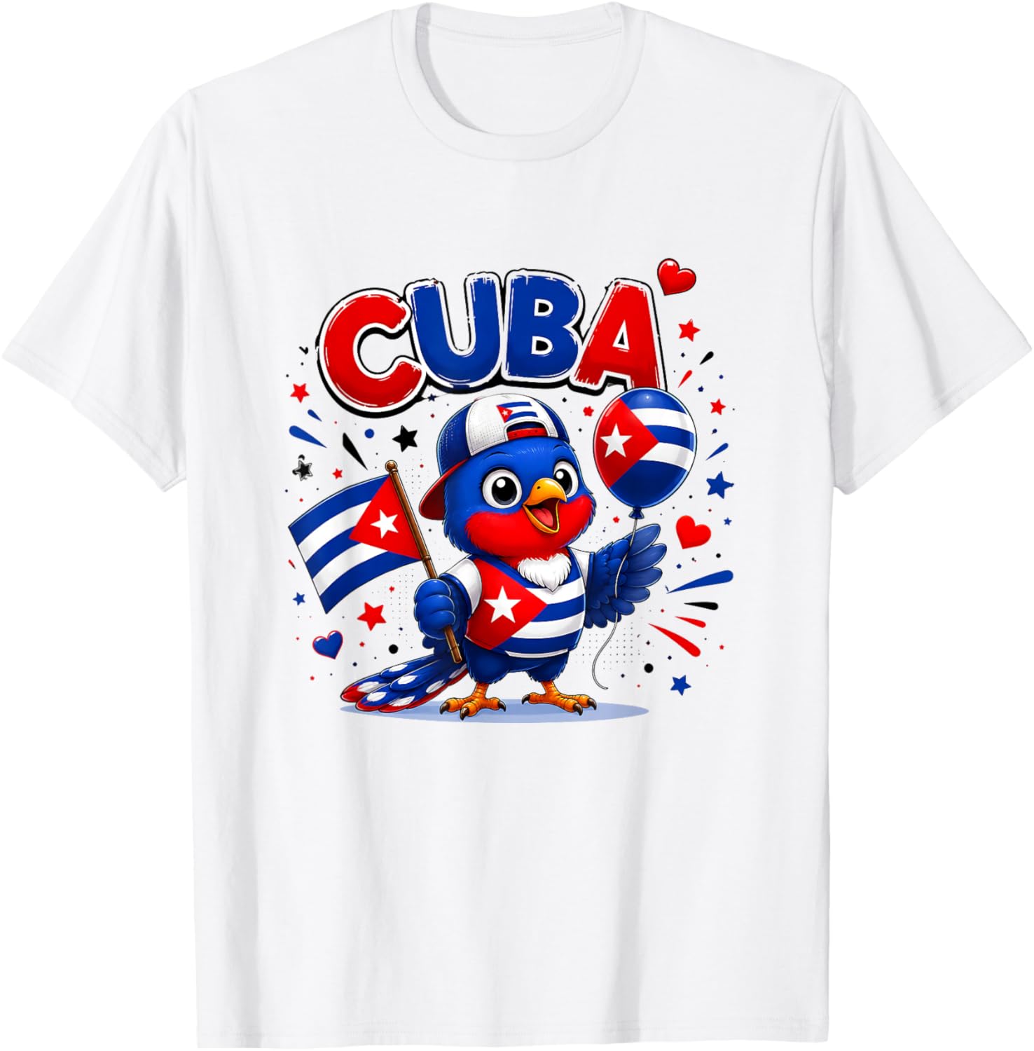 Chemise Drapeau de Cuba, Cartes cubaines, Cuba pour Enfants et Filles T-Shirt - T-Shirt | White