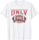 UNLV Rebels Football Vintage Stars White Officially Licensed T-Shirt - T-Shirt | White