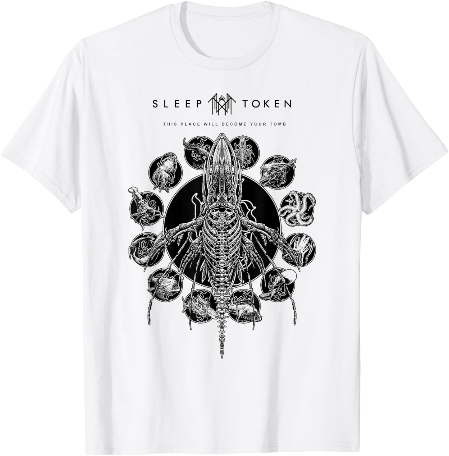 Sleep Token Remains White T-Shirt - T-Shirt | White