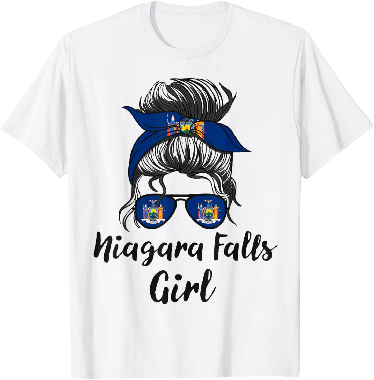 Niagara Falls New York Women Girl T-Shirt - T-Shirt | White