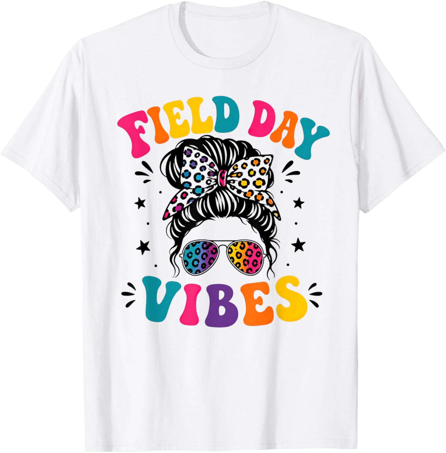 Field Day Vibes for Teacher Kids Happy Field Day 2026 T-Shirt - T-Shirt | White