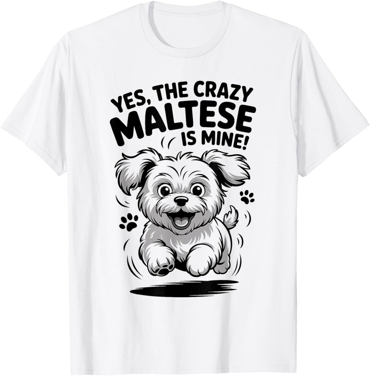 Cute Pet Cross Small Mix Breed Owner Dog Funny Cool Maltese T-Shirt - T-Shirt | White