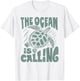 The Ocean Is Calling X Nature Beach Sea Turtle T-Shirt - T-Shirt | White