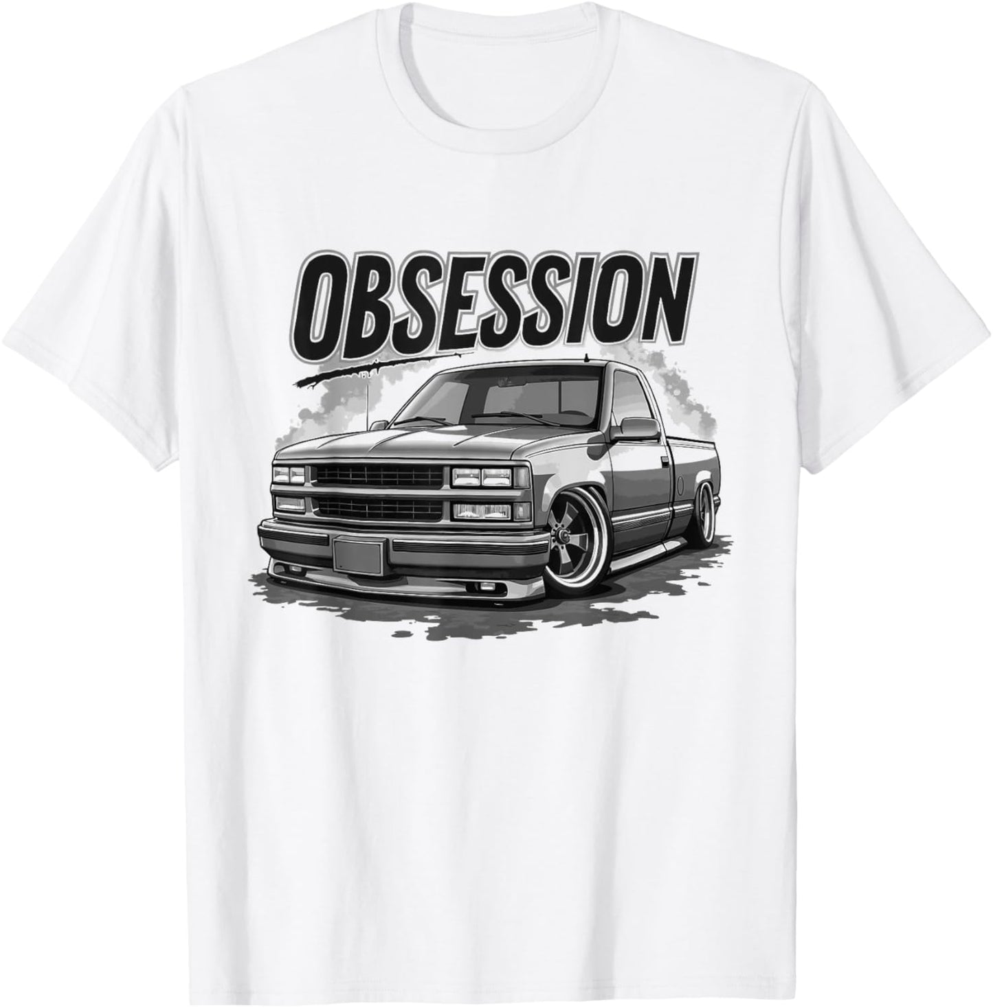 OBS Single Cab Truck Old Body Style Retro CK Truck 4th Gen T-Shirt - T-Shirt | White